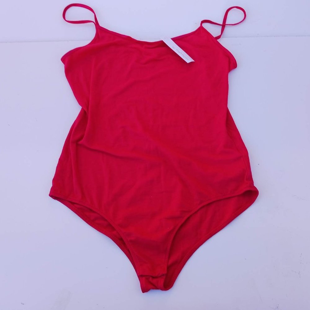 Active Basic Size L Red Women's Swim Suit